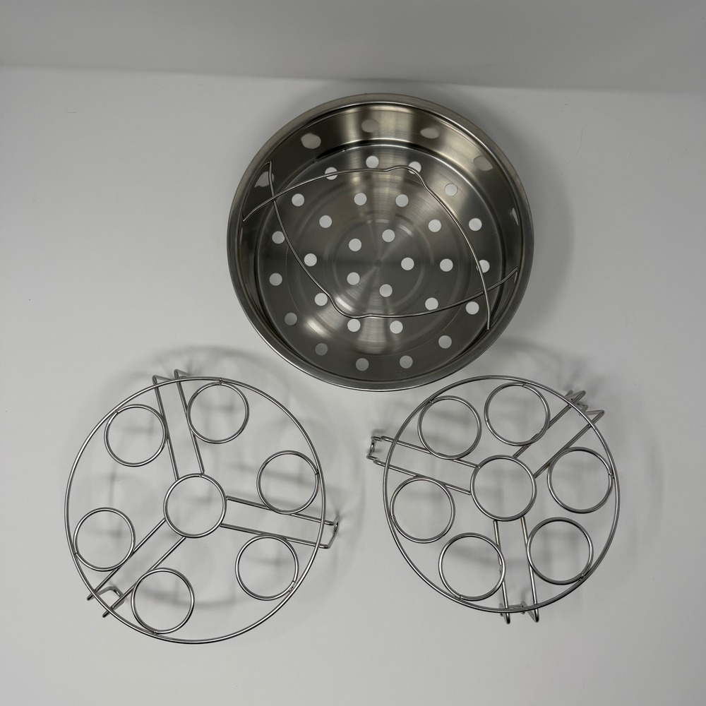 Instant Pot Egg Rack Set & Steamer Basket Pressure Cooker Accessories‎ Stainless